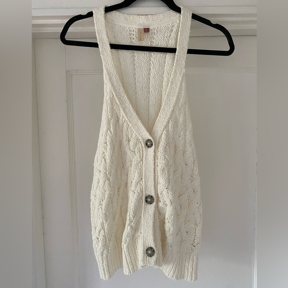 Never worn Anthropologie Pilcro Cable-knit top XL